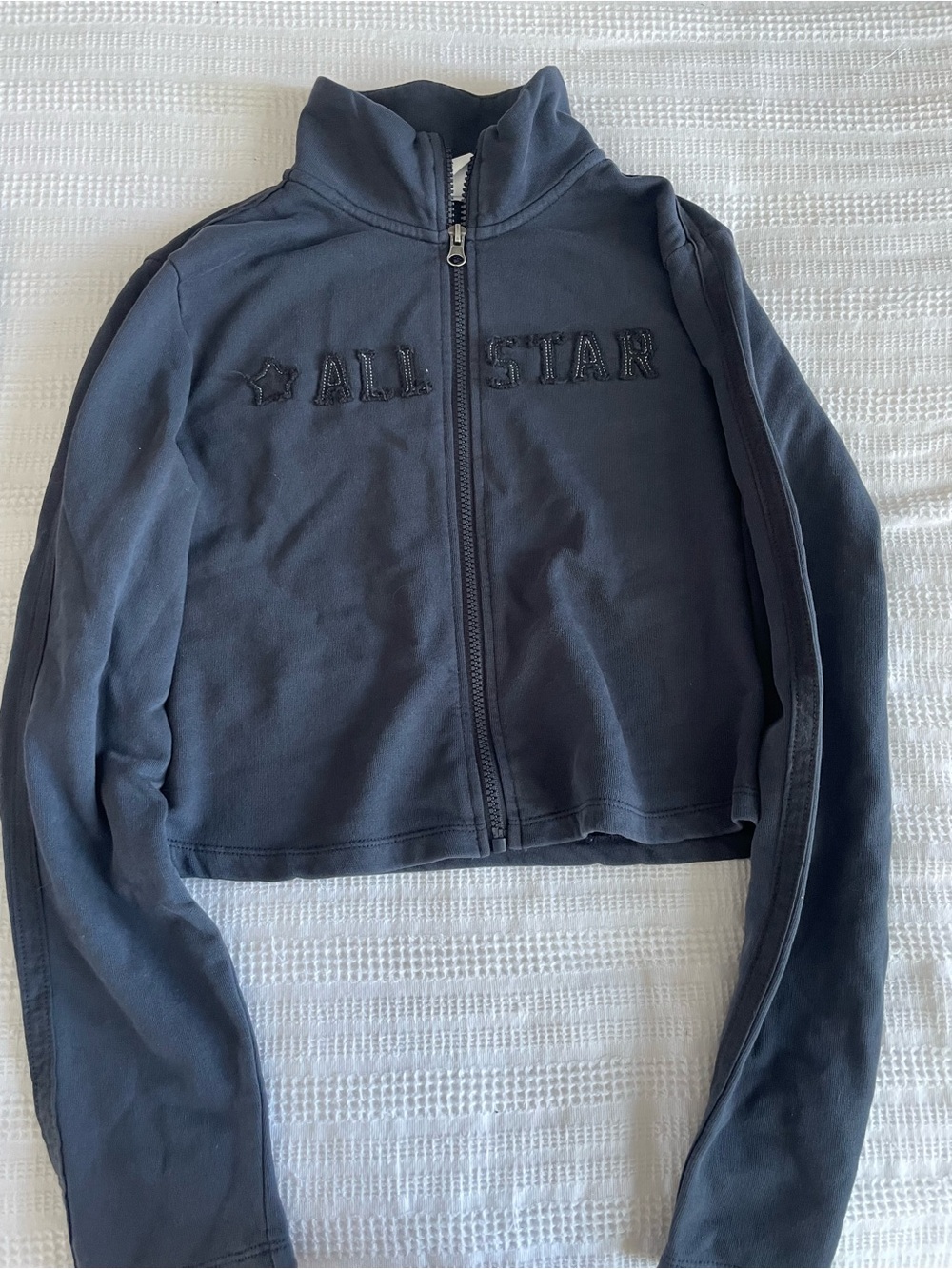 Harlow Girls' Navy Zip Front 'All Star' Jacket
